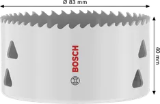 Bosch Multi Material menetes lyukfűrész 83 x 40 mm.