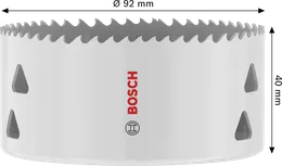 Bosch Multi Material menetes lyukfűrész 92 x 40 mm.