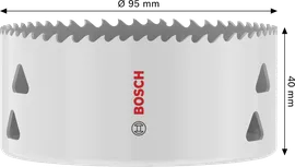 Bosch Multi Material menetes lyukfűrész 95 x 40 mm.