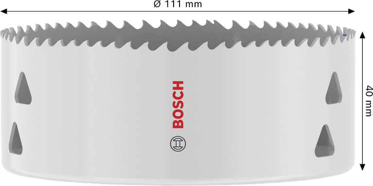 Bosch Multi Material menetes lyukfűrész 111 x 40 mm.