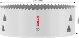 Bosch Multi Material menetes lyukfűrész 114 x 40 mm.