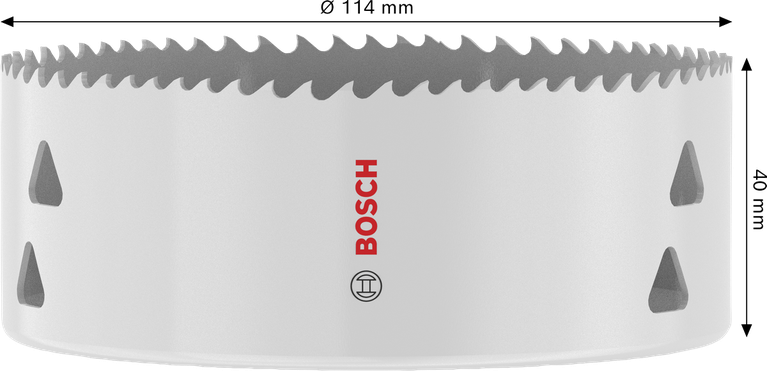 Bosch Multi Material menetes lyukfűrész 114 x 40 mm.