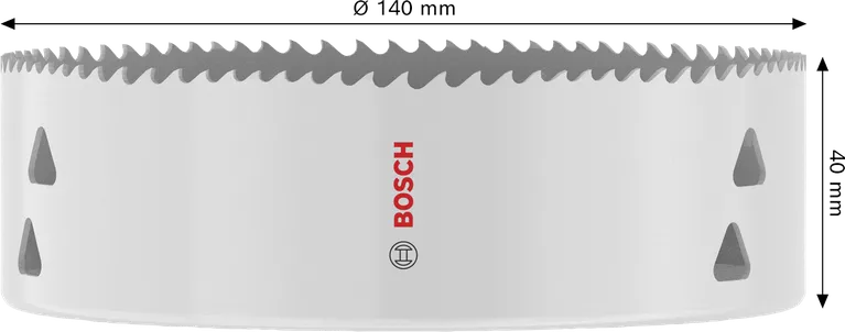 Bosch Multi Material menetes lyukfűrész 140 x 40 mm.