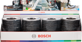 Bosch X451 legyezőlapos csiszolótárcsa 115 mm G60 T29, 60 darabos csomag.