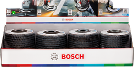 Bosch X451 legyezőlapos csiszolótárcsa 115 mm G40 T27 kiállított csomag.