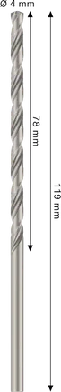 Bosch PRO Metal HSS-G 4 mm-es csigafúró.