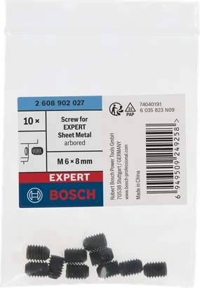 Csavar EXPERT Sheet Metal befogótüskés lyukfűrészekhez