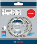 Bosch PRO Multi Material gyémánttárcsa X-Lock 115 mm, 2 db-os csomag.