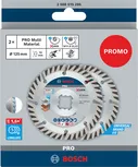 Bosch PRO Multi Material gyémánttárcsa X-Lock 125 mm, 2 db-os kiszerelés.