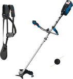 Bosch GFR 18V-25 bozótvágó hevederrel.