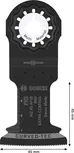 Bosch PRO AIZ 45 APIB merülővágó penge, 45x45 mm.