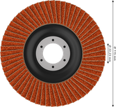 Bosch EXPERT X782 legyezőlapos csiszolótárcsa 115 mm G40 csiszoláshoz.