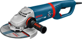 Bosch GWS 24-230 JVX sarokcsiszoló 230 mm-es tárcsával.