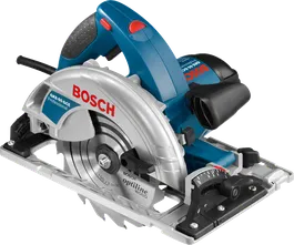 Bosch GKS 65 GCE körfűrész fa vágásához.