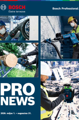 A Bosch Professional szerszámok termékfotói: munkások, szerszámok, építkezési háttér, tevékenységek.