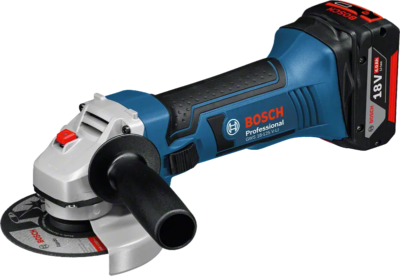 משחזת זווית אלחוטית Bosch GWS 18-125 V-LI.