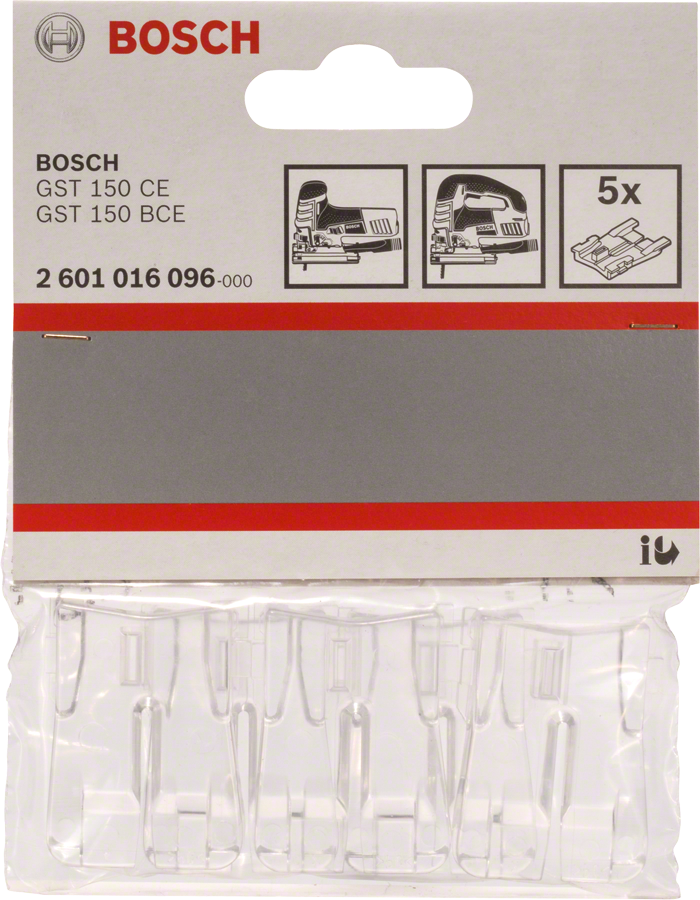 מגן נגד שבבים Bosch GST 150 CE/BCE חבילה של 5.