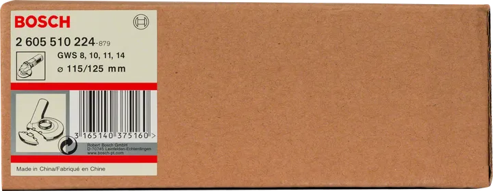 מדריך חיתוך Bosch עם שאיבת אבק 115/125 מ"מ.