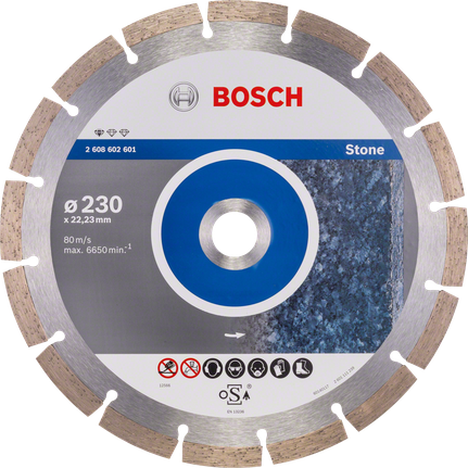 דיסק חיתוך יהלום Bosch Standard for Stone 230 מ"מ.