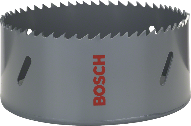 מסור חורים דו-מתכתי HSS של Bosch 111 מ"מ למתאמים סטנדרטיים.