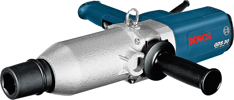 מפתח ברגים אימפקט Bosch GDS 30 עם הנעה מרובעת של 1 אינץ'.