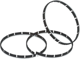 סט טבעות מברשות חלופיות של Bosch לכלי עבודה חשמליים.