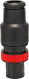 שרוול צינור Bosch 19 מ"מ עם טבעת נעילה אדומה.
