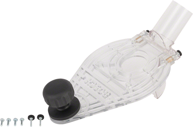 משטח בסיס של Bosch עם ידית ופתח שאיבת אבק.