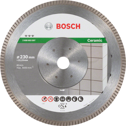 דיסק חיתוך יהלום של Bosch הטוב ביותר עבור Ceramic Extra-Clean Turbo.