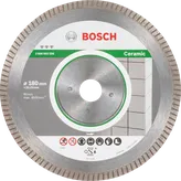 דיסק חיתוך יהלום של Bosch לטורבו קרמי נקי במיוחד.