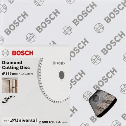 דיסק חיתוך יהלום של Bosch לשימוש אוניברסלי.