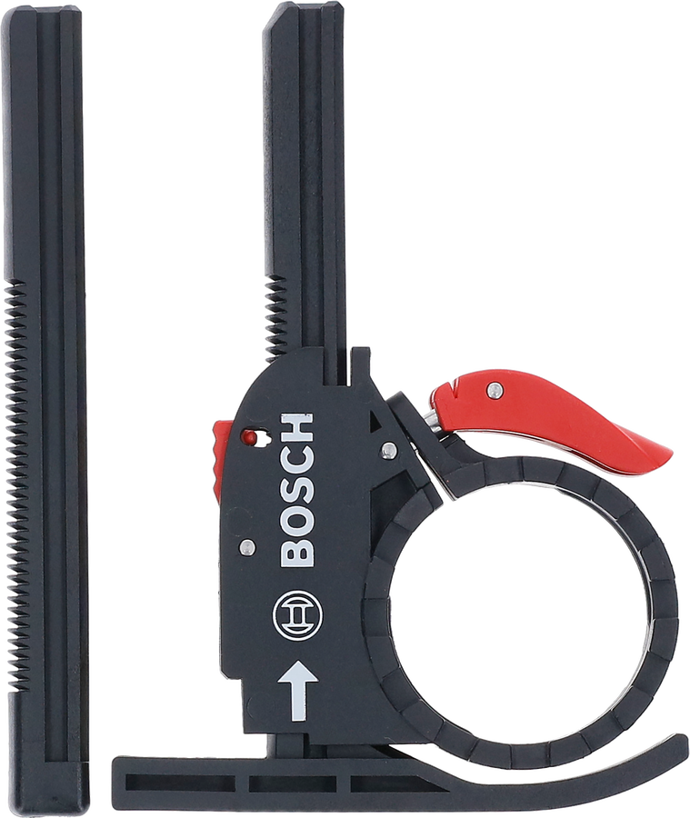 מעצור עומק Bosch Expert עם מלחציים מתכווננים.