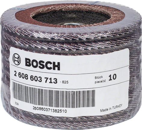 גלגלת שיוף של Bosch לגימור משטחים.