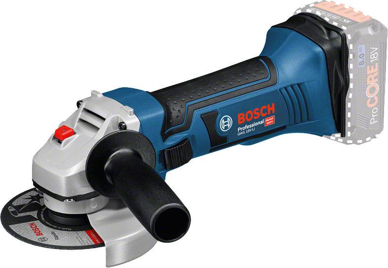 מטחנת זווית אלחוטית Bosch GWS 18V-LI.