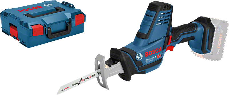 מסור גומלין אלחוטי Bosch GSA 18V-LI C עם נרתיק.