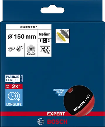 שיוף רב-חורי Bosch EXPERT 150 מ"מ בינוני.