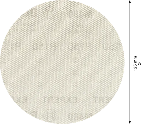 רשת שיוף Bosch EXPERT M480 דיסק G150 125 מ"מ.
