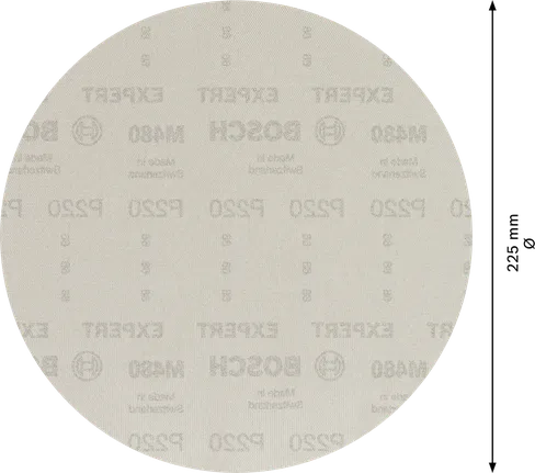 דיסק רשת שיוף Bosch EXPERT M480 G220 לקיר גבס.