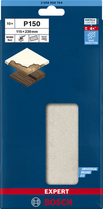 רשת שיוף Bosch EXPERT M480 115×230 מ"מ.