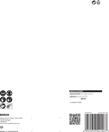 ערכת נייר זכוכית Bosch C470 125 מ"מ G400.