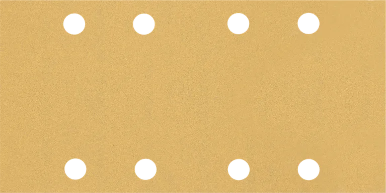 נייר זכוכית Bosch EXPERT C470 G100 עם 8 חורים.