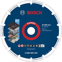 דיסק חיתוך יהלום Bosch Expert לחומרים מרובים.