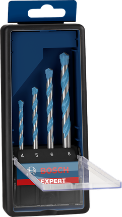 סט מקדחי Bosch MultiConstruction 4/5/6/8 מ"מ.