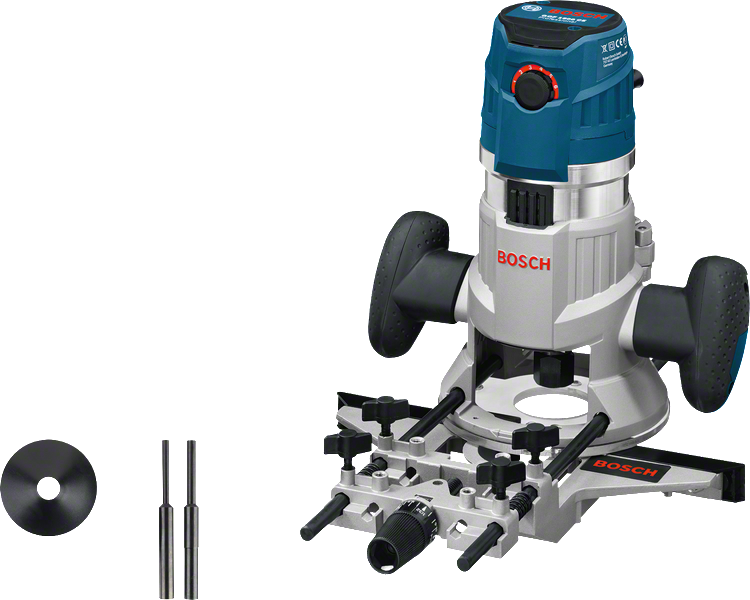 ראוטר Bosch GMF 1600 CE עם כוונון מדויק.