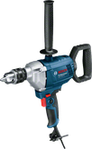 מקדחה Bosch GBM 1600 RE, עיצוב ארגונומי עם שתי ידיות.