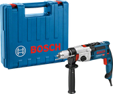 מקדחה Bosch GSB 21-2 RCT עם נרתיק נשיאה.