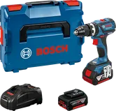 סט מקדחה אלחוטית Bosch GSB 18 V-EC עם סוללות ומארז.