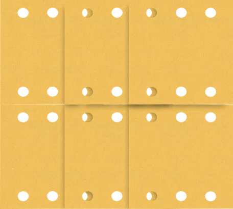 סט שיוף זכוכית Bosch EXPERT C470 למשייפות מסלוליות.