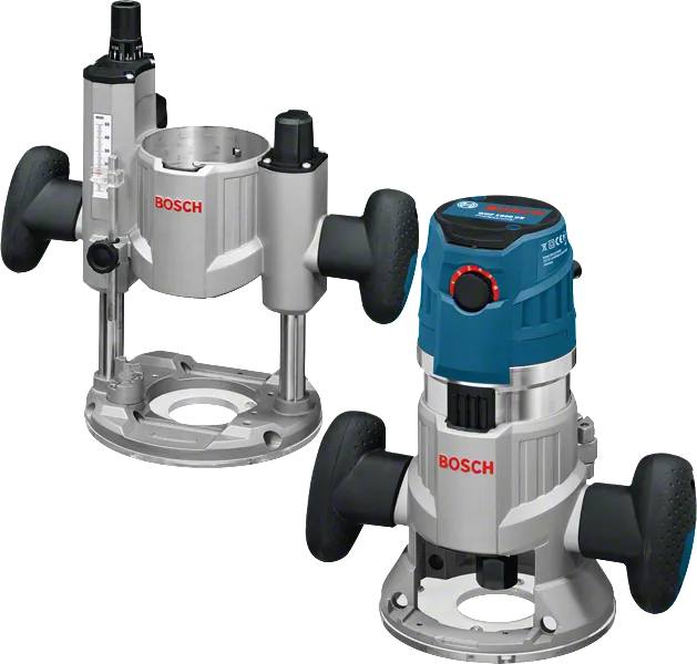 ראוטר רב תכליתי Bosch GMF 1600 CE לעיבוד עץ מדויק.
