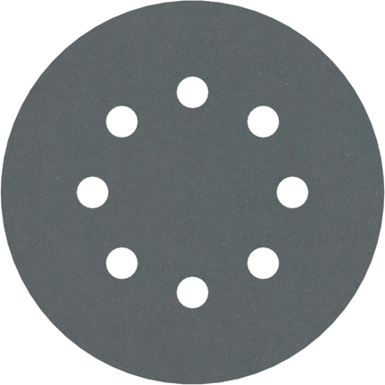 דיסק שיוף Bosch PRO F355 125 מ"מ עם 8 חורים.